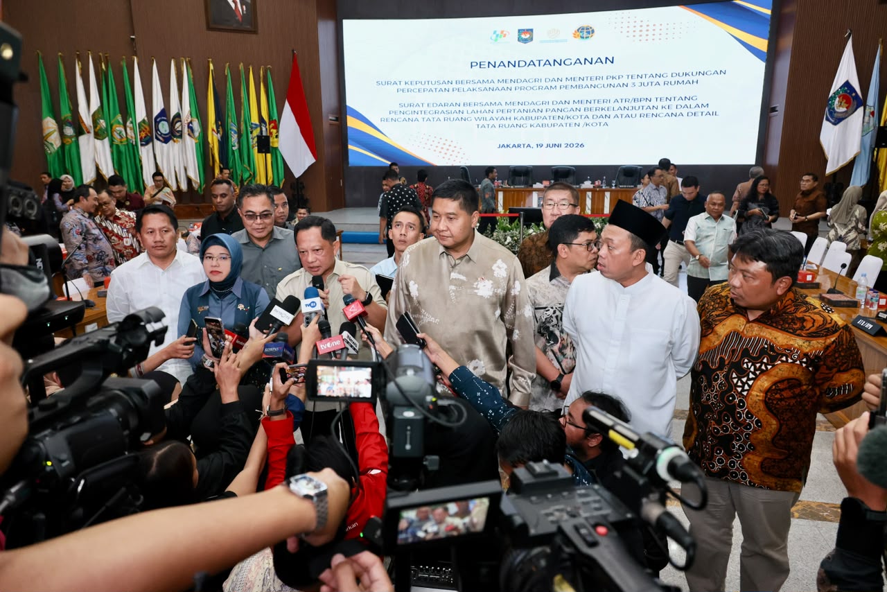 Menteri ATR/Kepala BPN dan Mendagri Keluarkan Surat Edaran, Integrasikan LP2B ke Dalam RTRW dan RDTR