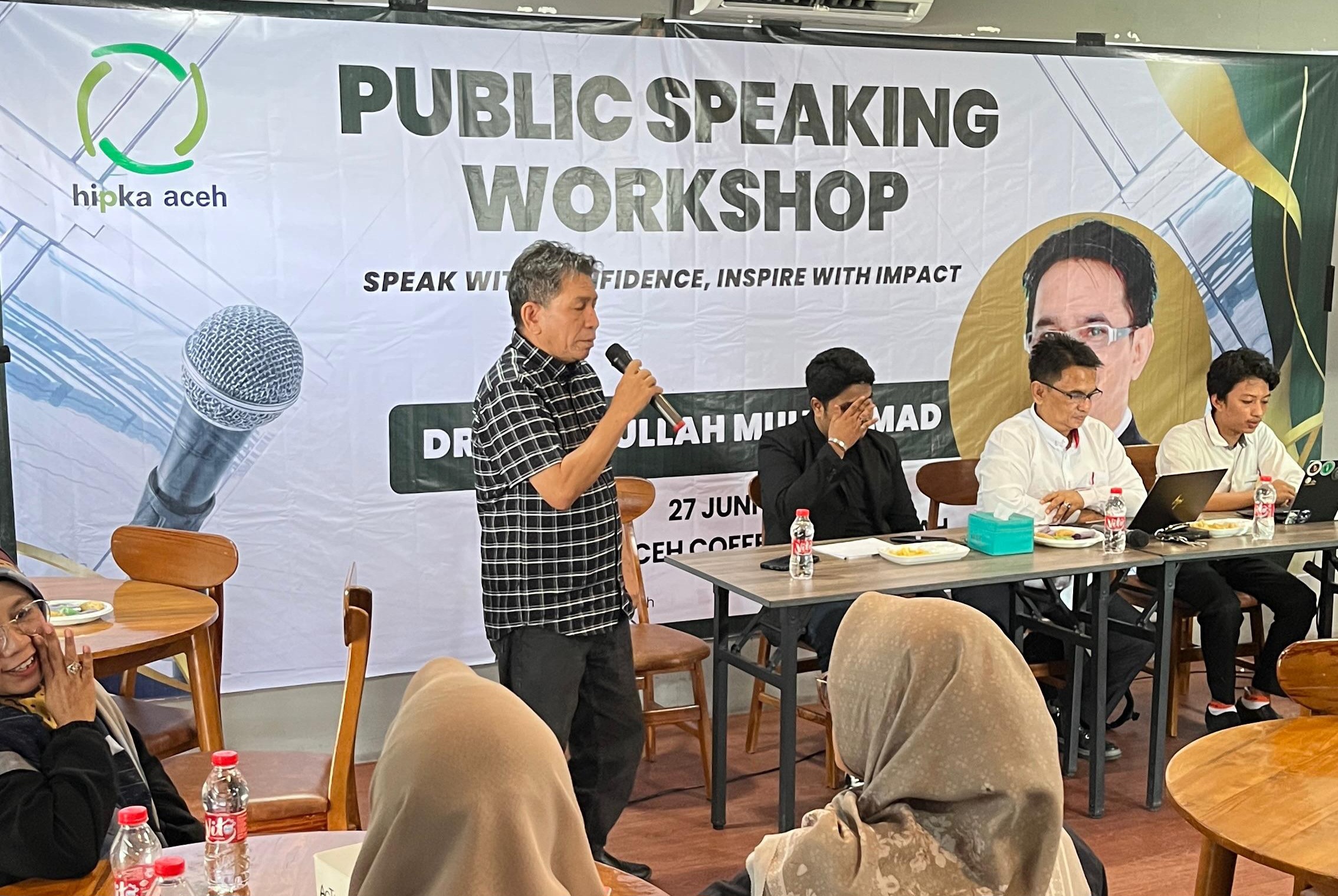 Berani Tampil Berbicara depan Umum, Hipka Aceh Gandeng Kaula Muda dalam Workshop Public Speaking