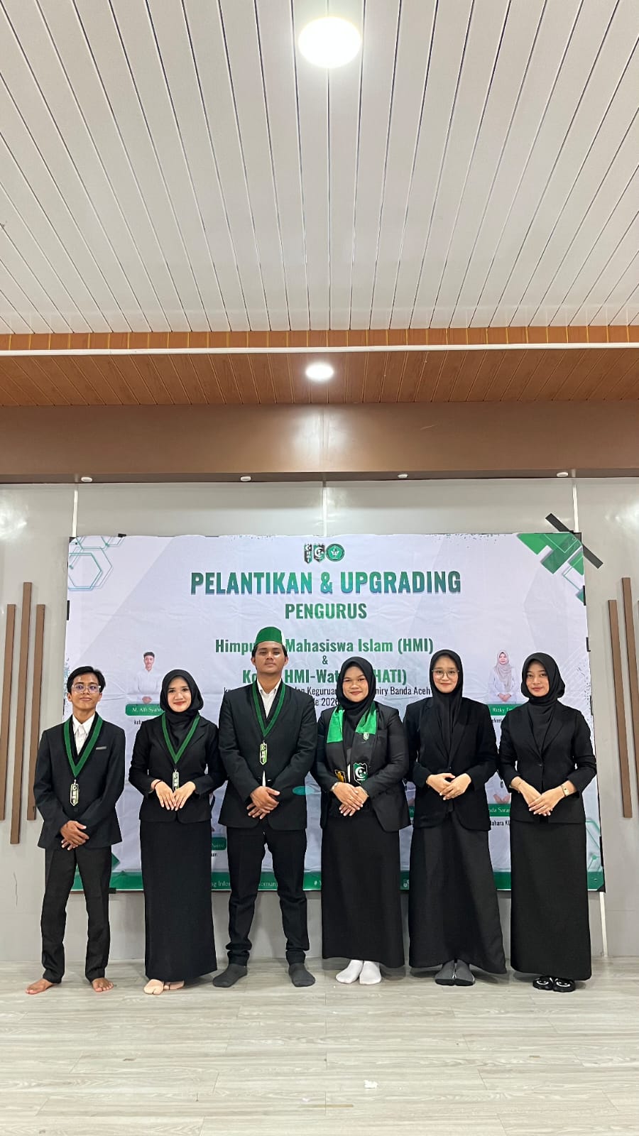 Estafet Kepemimpinan HMI dan KOHATI Tarbiyah UIN Ar-Raniry Periode 2026–2027 Resmi Dimulai