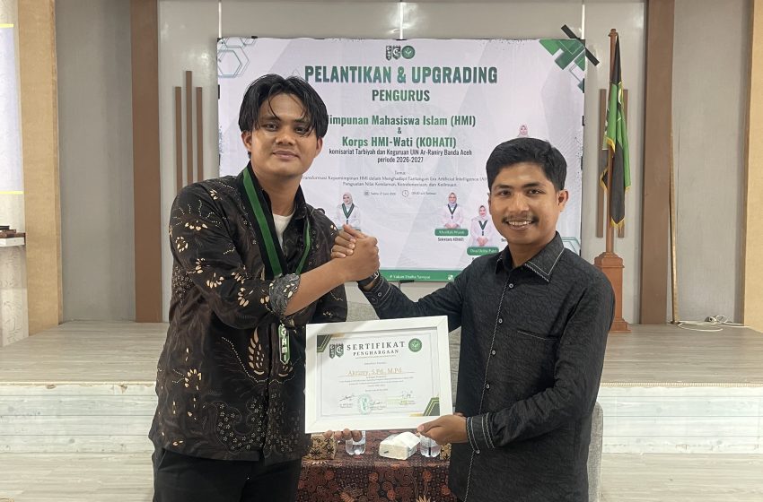  Perkuat Fondasi Kepemimpinan Pengurus Baru, HMI Tarbiyah UIN Ar-Raniry Gelar Upgrading Bertema Artificial Intelligence