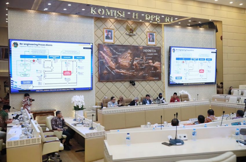  RDP dengan Komisi II DPR RI, Sekjen ATR/BPN Laporkan Capaian Pelaksanaan Tujuh Layanan Prioritas