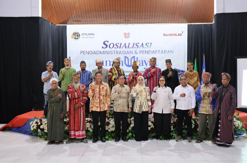 Sosialisasi Pengadministrasian dan Pendaftaran Tanah Ulayat, Bekali Masyarakat Hukum Adat Buton Selatan Soal Tahapan Sertipikasi