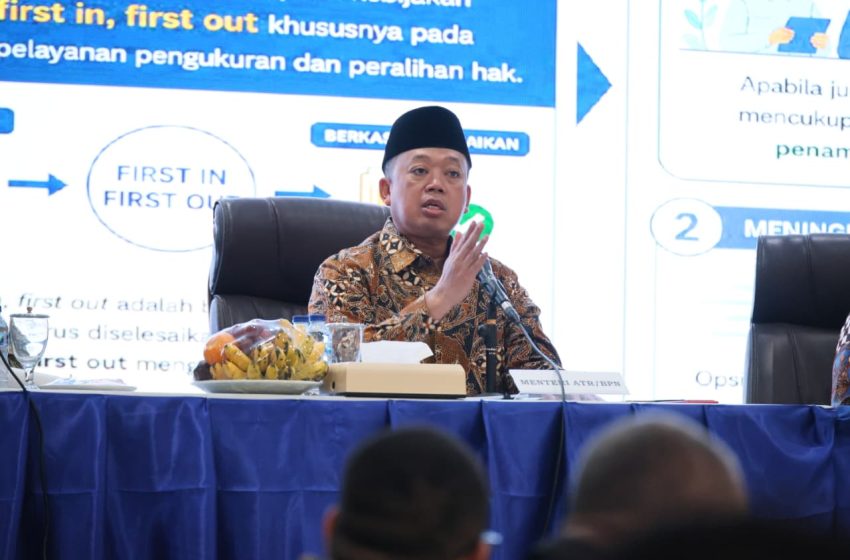  Kumpulkan Jajaran di Jatim, Menteri Nusron: Masuki Periode Transformasi Organisasi dan Layanan, Tempatkan Rakyat sebagai Raja yang Harus Dilayani