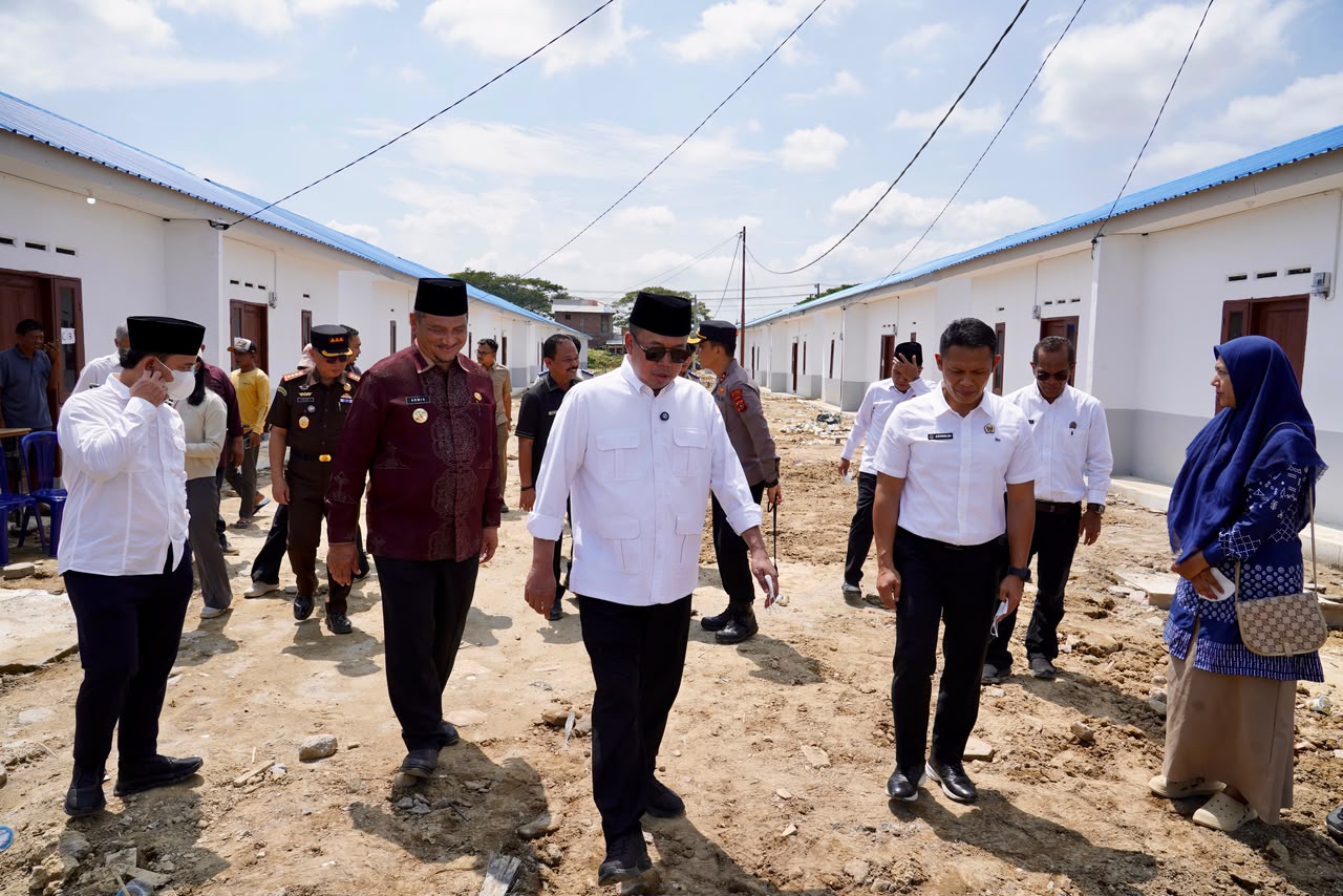 Tinjau Lokasi Huntap bagi Korban Bencana Aceh Tamiang, Menteri Nusron Pastikan Lahan 100% Siap Digunakan