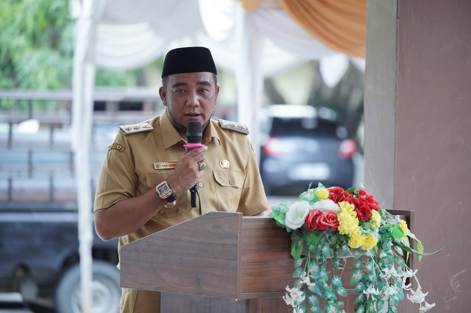 Wabup Nagan Raya Raja Sayang Ajak Siswa Hormati Orang Tua, Guru, dan Jauhi Narkoba
