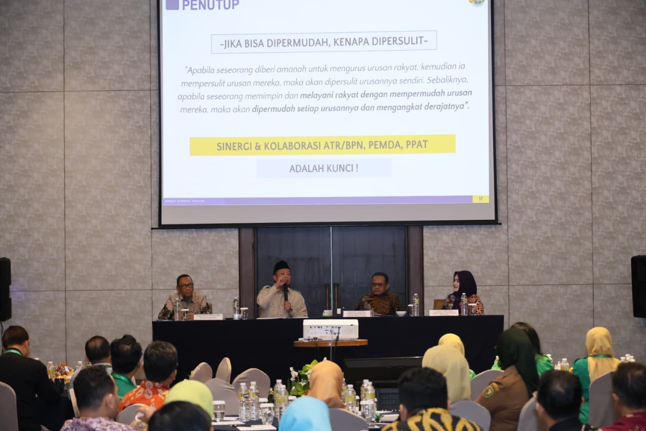 Menteri Nusron Ajak IPPAT dan Pemda Jawa Barat Perkuat Sinergi demi Peningkatan Kualitas Layanan Pertanahan