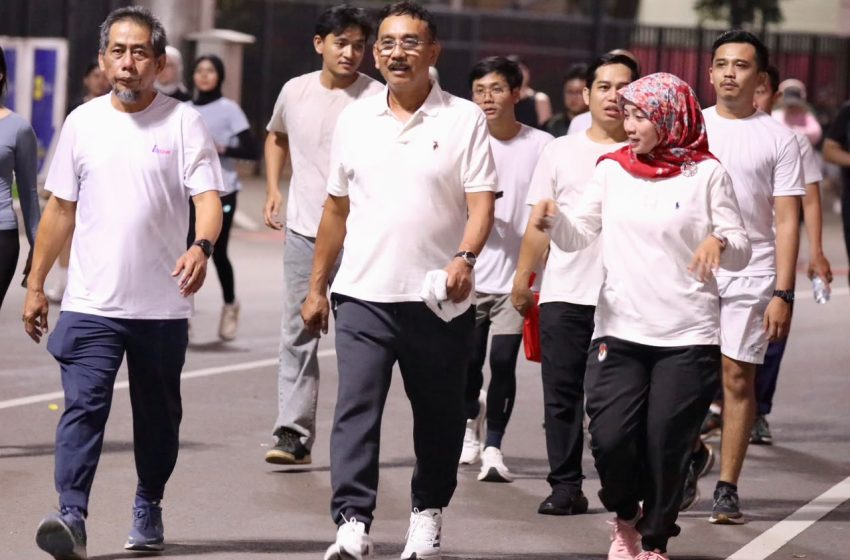  Rehat Sejenak dari Aktivitas Kantor, Kementerian ATR/BPN Adakan Slow Run Rutin Sepulang Kerja