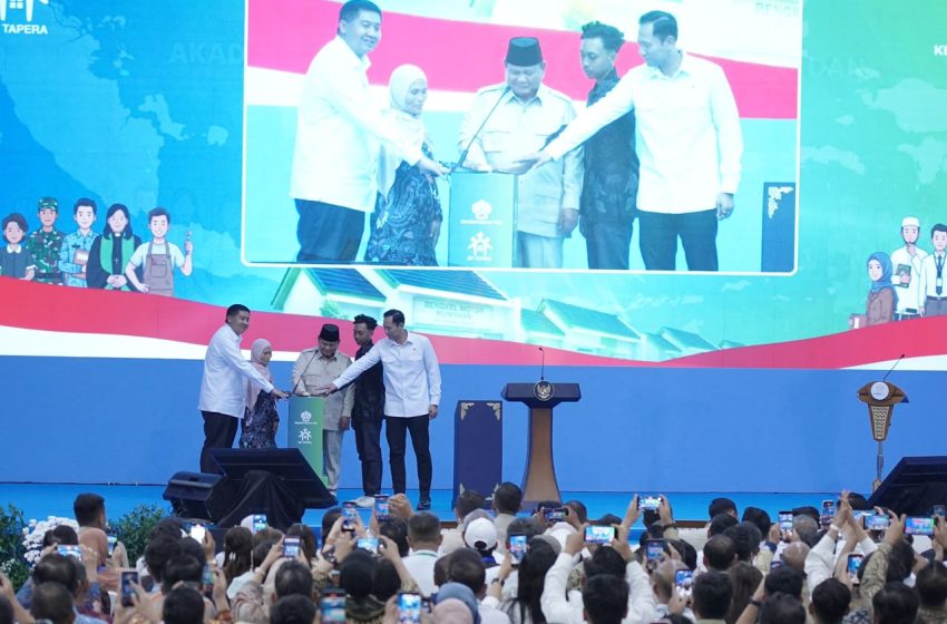  Hadiri Akad Massal 62.000 KPR Rumah Subsidi, Menteri Nusron: Legalitas Tanah Beri Kepastian bagi Masyarakat