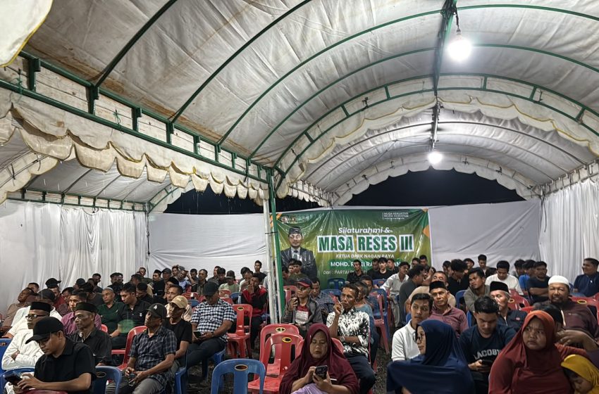  Ketua DPRK Mohd Rizki Ramadhan Gelar Reses III di Kecamatan Kuala Pesisir