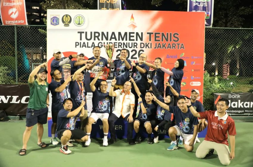  Kementerian ATR/BPN Raih Juara II Beregu Turnamen Tenis Piala Gubernur DKI Jakarta 2026