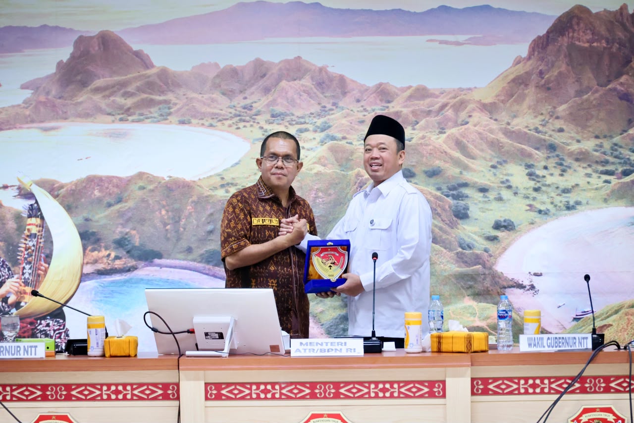Rakor Bersama Pemda Se-NTT, Menteri Nusron Minta Dukungan Kepala Daerah Wujudkan Transformasi Layanan Pertanahan