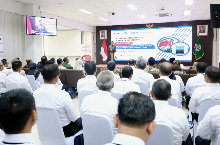  Buka PRESTASI Bersama KPK, Menteri ATR/Kepala BPN Tanamkan Semangat Bekerja Mempermudah Rakyat