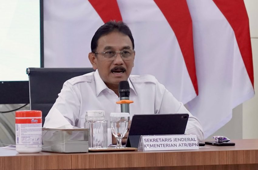  Sekjen ATR/BPN Jelaskan Tiga Transformasi untuk Percepat Layanan Pertanahan kepada Masyarakat