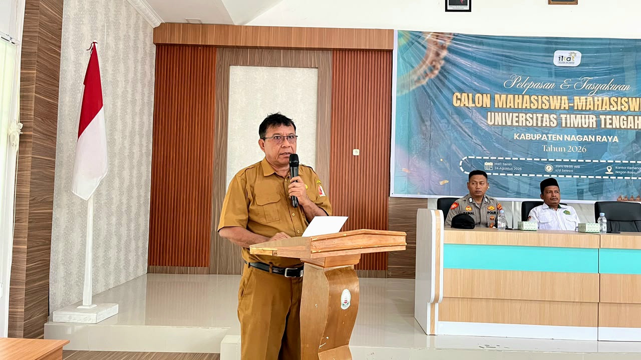Bupati TRK Diwakili Asisten I Lepas 14 Putra-Putri Nagan Raya Melanjutkan Pendidikan ke Timur Tengah