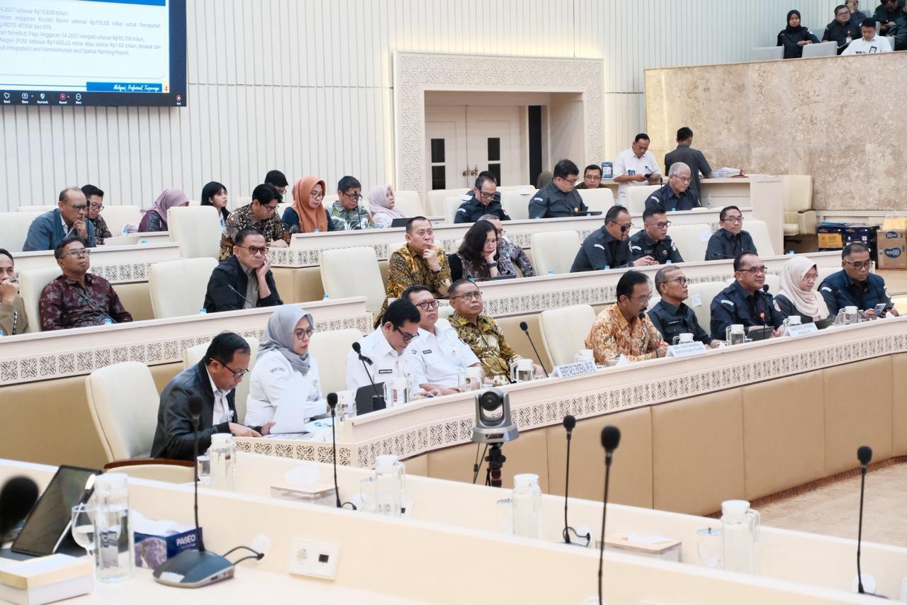 Jalankan Program Kerja Prioritas Nasional 2027, Kementerian ATR/BPN Fokuskan Anggaran untuk Ketahanan Pangan hingga Sertipikasi Tanah MBR