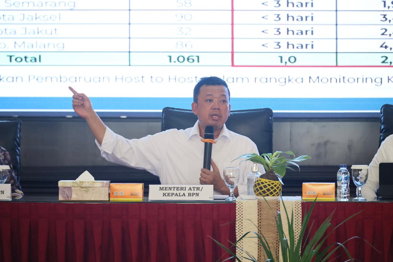 Menteri ATR/Kepala BPN: Transformasi Organisasi dan Layanan Pertanahan Harus Bermuara pada Kepastian bagi Masyarakat