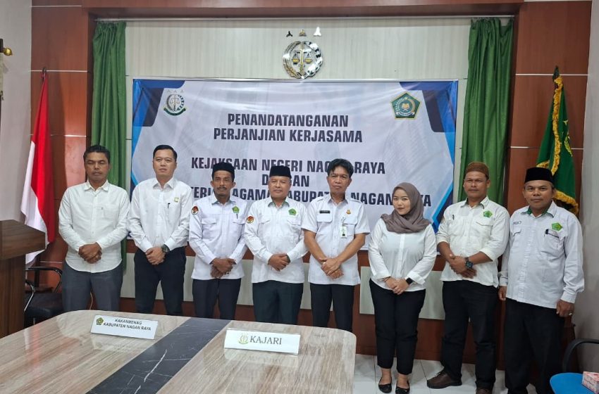  Kemenag Nagan Raya dan Kejari Perkuat Sinergi Penanganan Masalah Hukum Perdata dan TUN