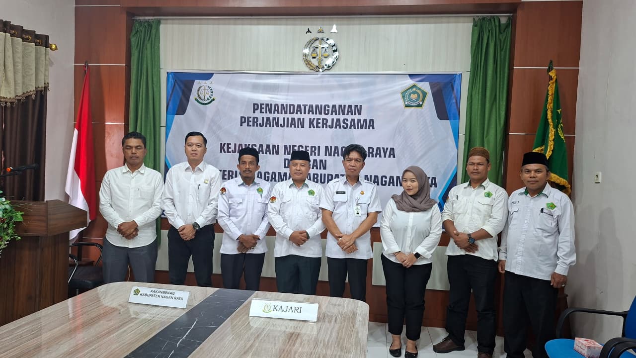 Kemenag Nagan Raya dan Kejari Perkuat Sinergi Penanganan Masalah Hukum Perdata dan TUN
