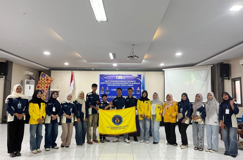  Mubes UKM Olahraga UTU 2026 Resmi Ditutup, Muhammad Fikri Maulana Nakhodai Kepengurusan Baru