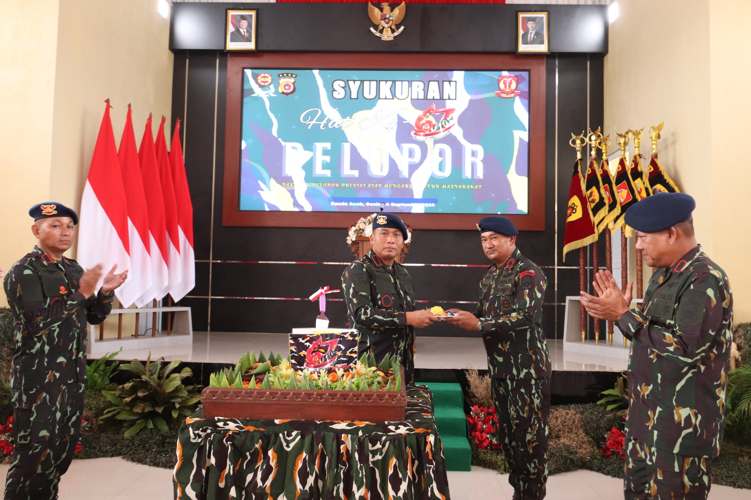 Syukuran HUT ke-67 Pelopor, Satbrimob Polda Aceh Teguhkan Semangat Pengabdian kepada Masyarakat