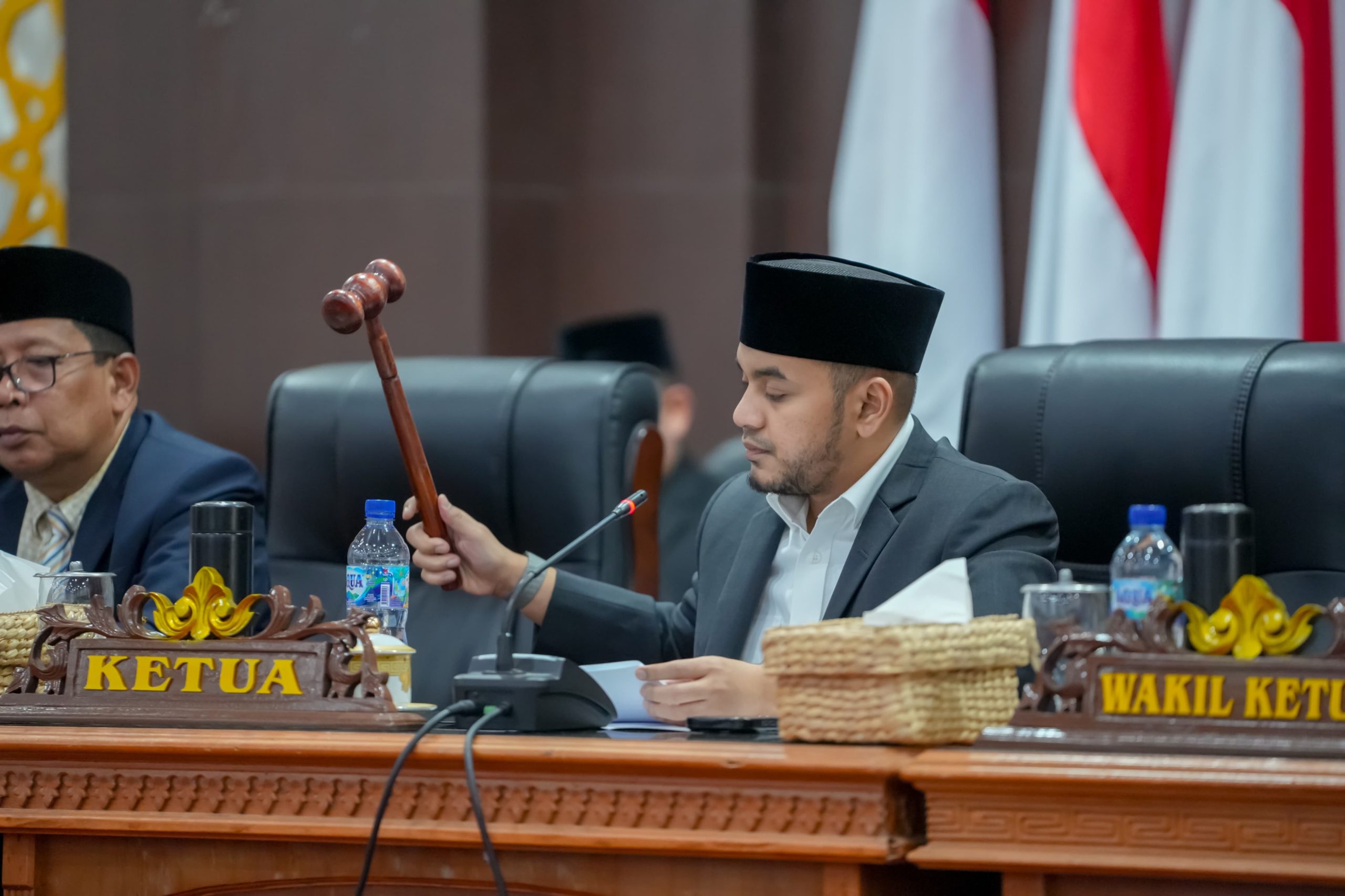 Ketua DPRK Mohd Rizki Ramadhan Pimpin Sidang Paripurna ke-3 DPRK Nagan Raya