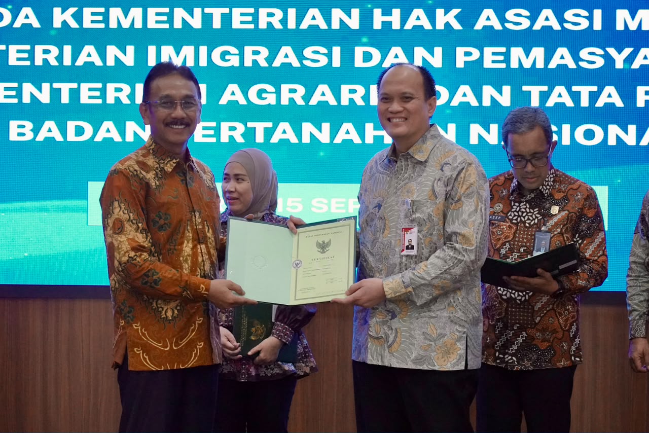 Terima Barang Rampasan Negara dari KPK, Sekjen ATR/BPN: Untuk Mendukung Layanan kepada Masyarakat