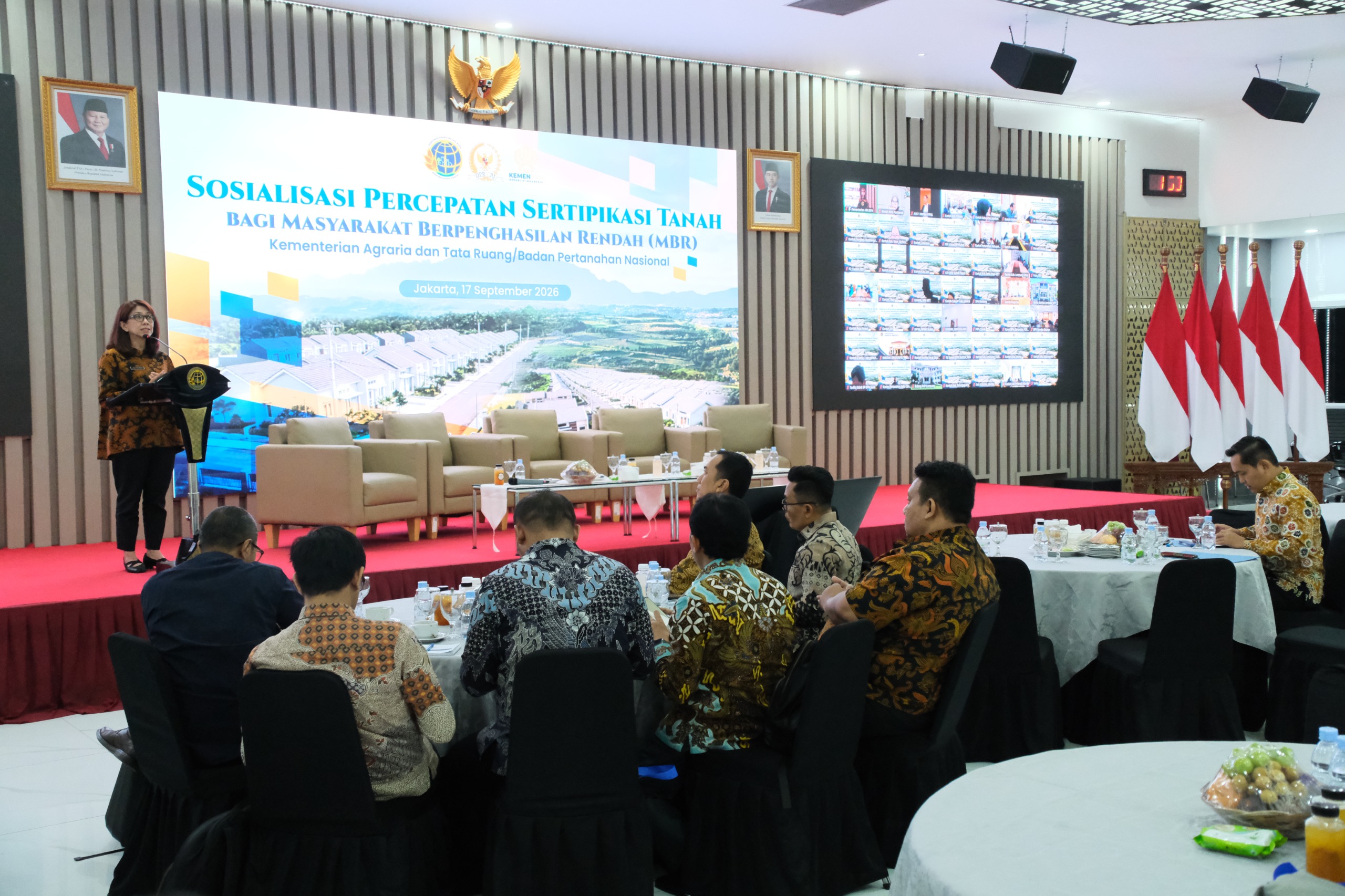Gelar Sosialisasi Percepatan Sertipikasi Tanah bagi MBR, Kejar Target 3 Juta Bidang