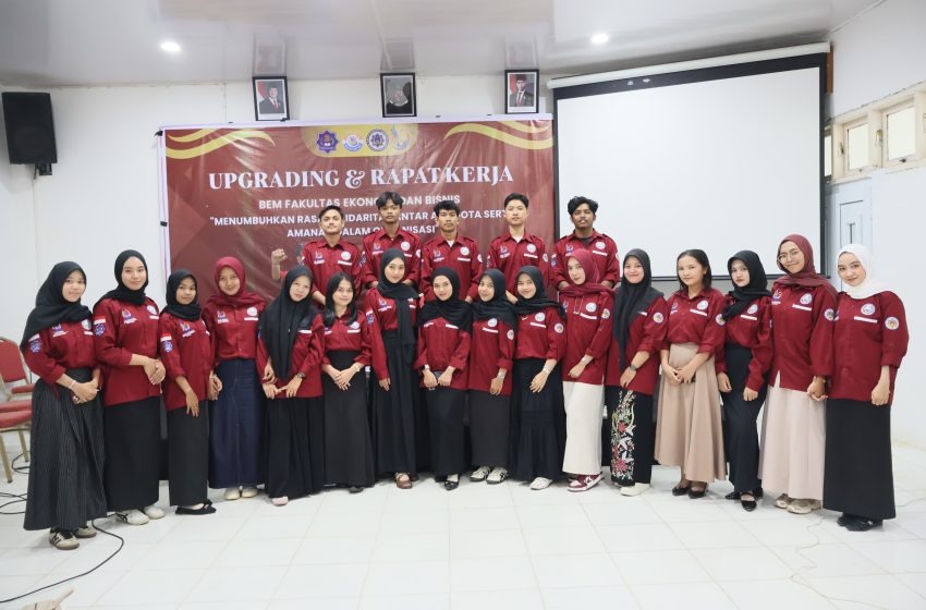  BEM FEB UTU Gelar Upgrading dan Rapat Kerja, Perkuat Solidaritas dan Amanah Organisasi