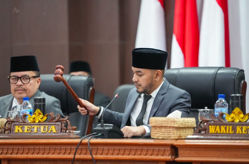  DPRK Nagan Raya Setujui Rancangan Qanun Perubahan APBK 2026