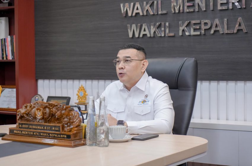  Wamen ATR/Waka BPN: Integrasi Data Hak, Tata Ruang, dan Nilai Tanah Jadi Kunci Tata Kelola Pertanahan
